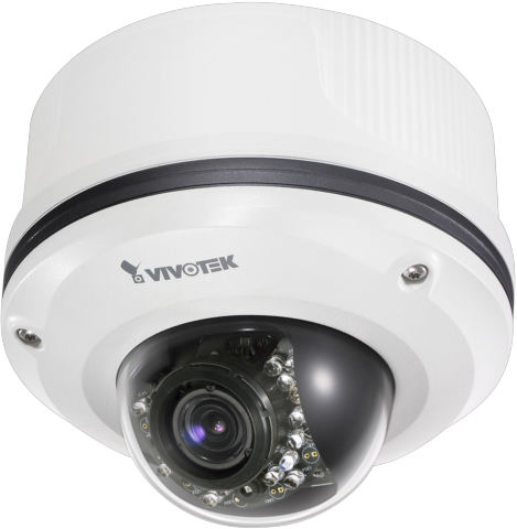 Day/night dome camera - vandalproof - 3 axis - H264 - 2MPixels