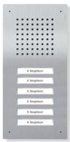 Door station Classic audio, stainless steel, 5 buttons wall mounting