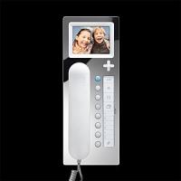Indoor video station comfort, with handset, RAL Classic color