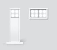 Column and modules light leds in Vario system