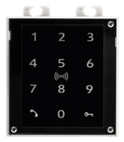 2N IP Verso - Touch keypad & RFID reader 125kHz,13,56MHz, NFC, PlCard compatible